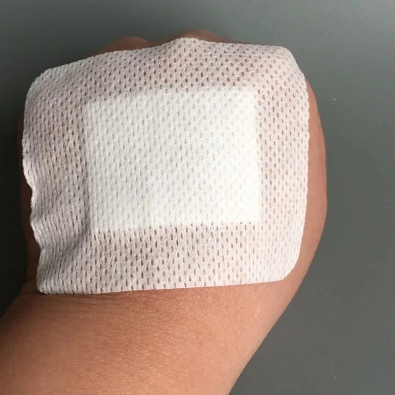 12/25Pcs Large Size Hypoallergenic Non-woven Wound Dressing Band Aid Bandage Large Wound First Aid 6*7cm