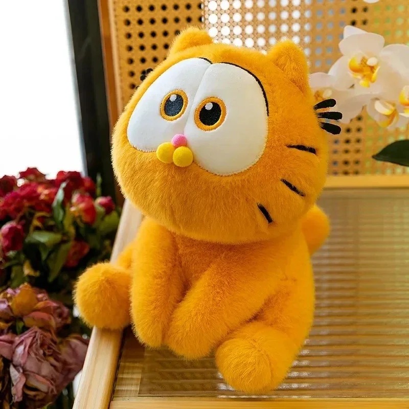 25CM Garfield Gefüllte Plüschpuppe Kawaii Plüschtier Cartoon Anime Katze Plüsch Dekoration Geschenk