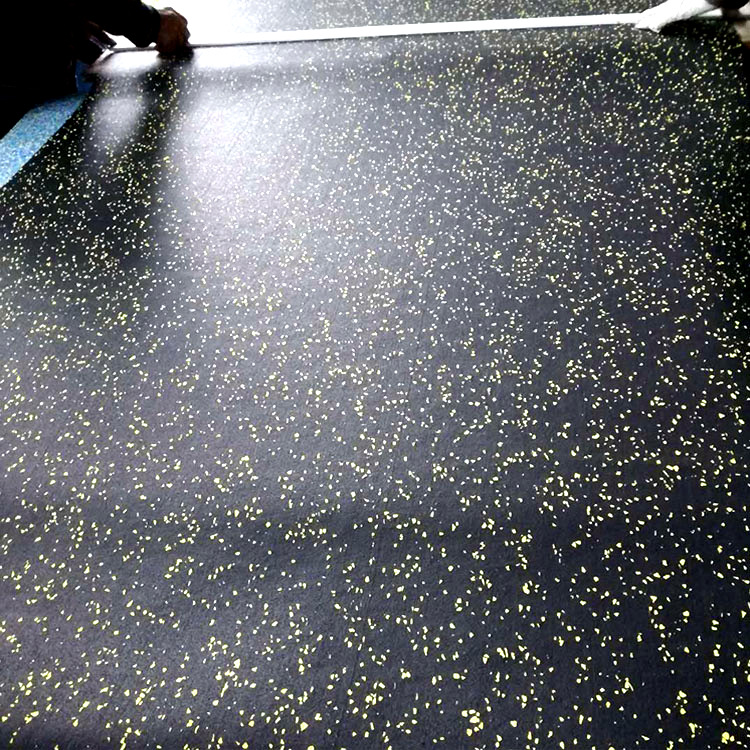 Factory Customized 8mm 13mm Rubber Matting Rolls Gym Rubber Flooring Roll For A Gym Floor