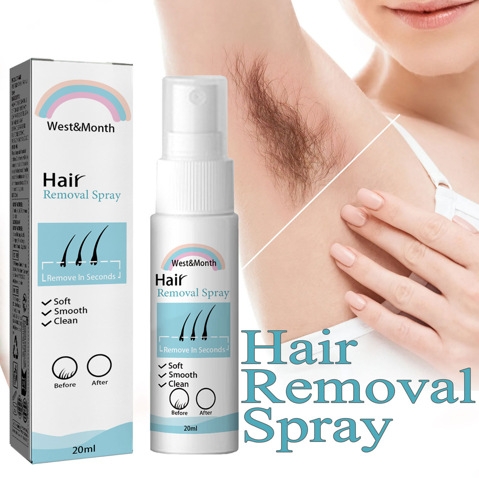 Premium Hair Removal Cream - Gentle & Effective Formula - Removes Hair from Root - Smooth Skin for Weeks - Order Now!