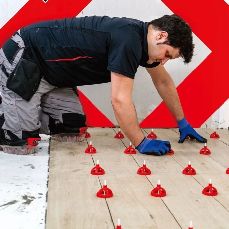 Espiral telha cerâmica nivelamento sistema, telha nivelador, espaçador Baseplates para Deitado parede chão, fixação ferramenta de construção, 50 100pcs