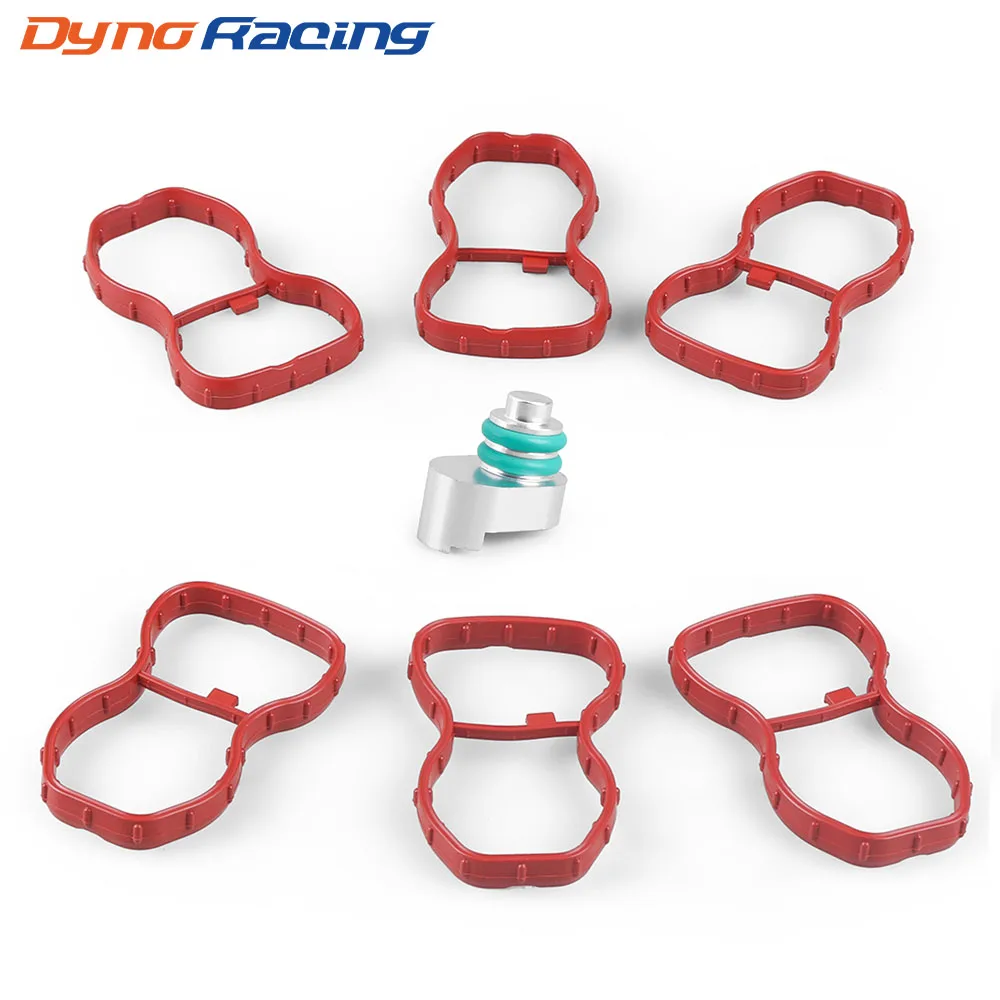 Manifold asupan Swirl Flap Blanking Plug + Gasket Set Kit untuk BMW N57N N57Z 3.0d
