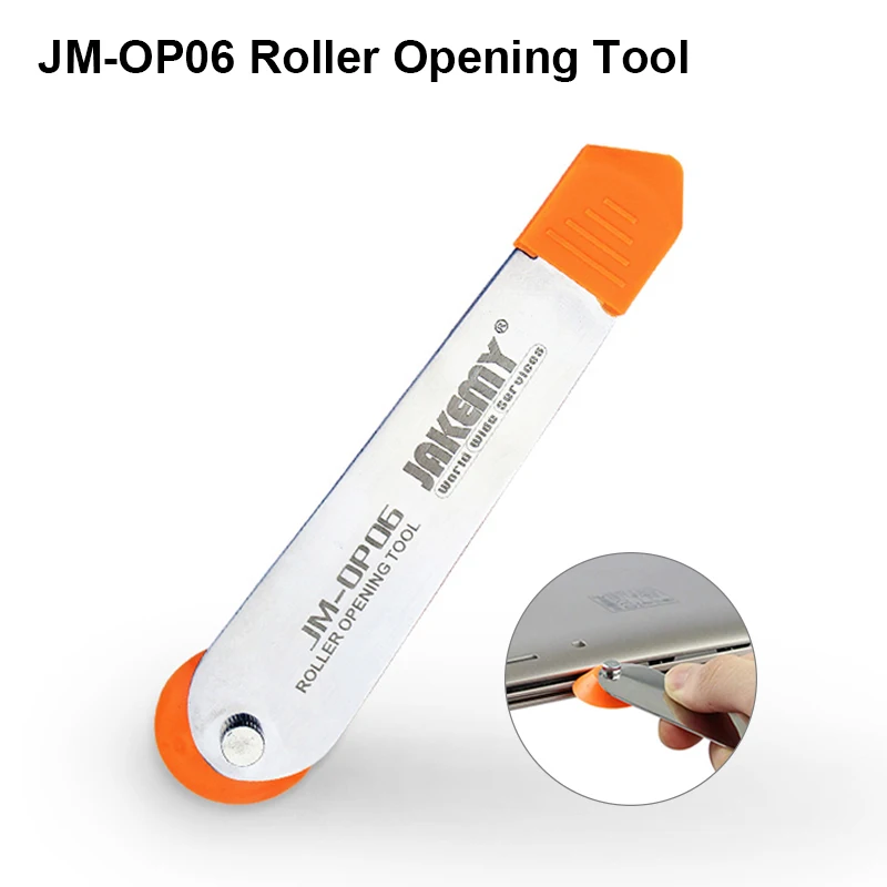 JM-OP06 Mini herramienta profesional de apertura de rodillo seguro tableta portátil reparación de teléfono herramienta de apertura de desmontaje