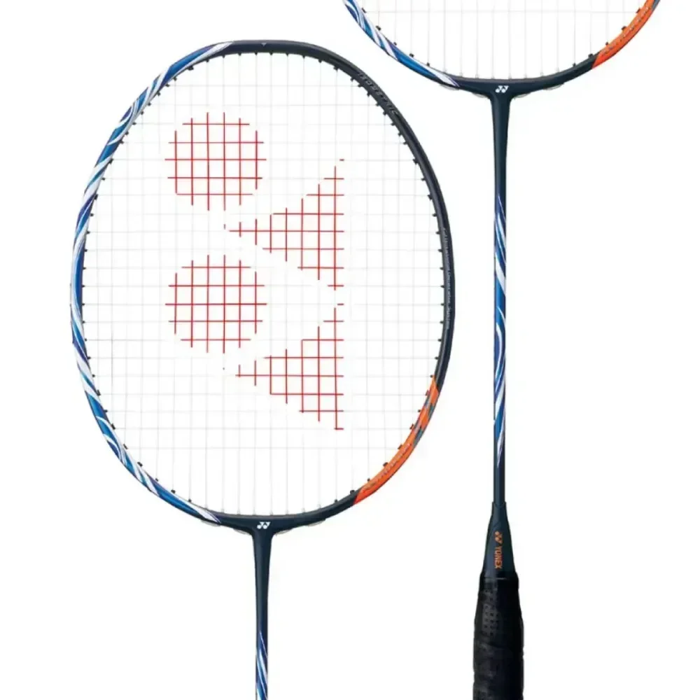 YONEX Badminton Racket ASTROX 100ZZ Blue Red Carbon Offensive Professional 1000Z Ax100zz Badminton Racket with Line 4U
