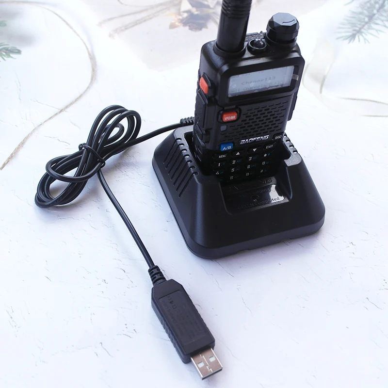 Baofeng USB podstawa stacjonarna/ładowarka samochodowa do Baofeng UV5R seria UV82 UV-9RPlus seria ładowarka litowo-jonowa akcesoria radiowe