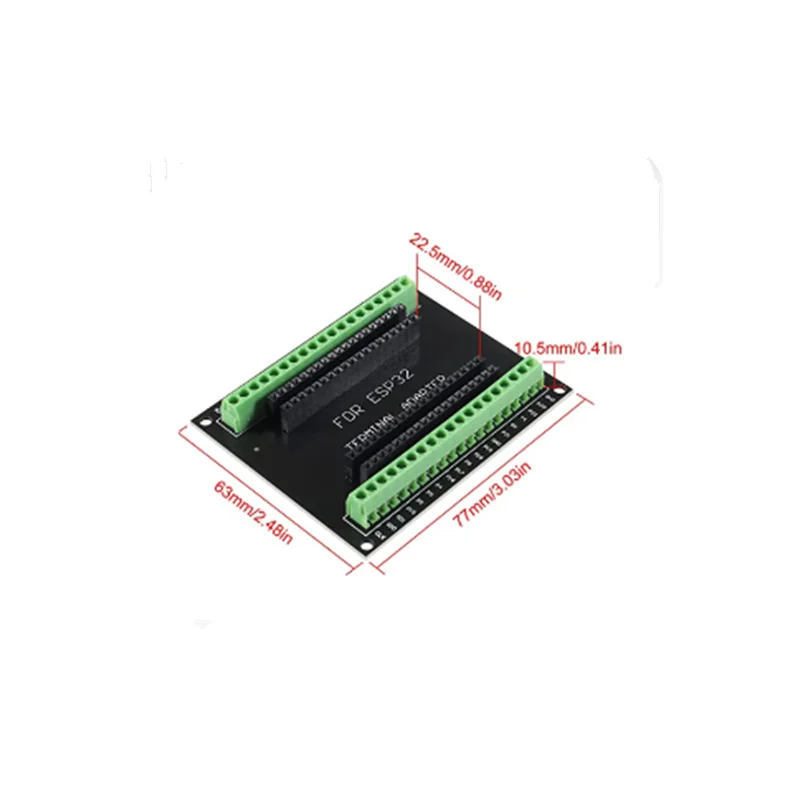 ESP32 บอร์ดขยายใช้งานร่วมกับ ESP32 WiFi บลูทูธบอร์ดพัฒนา NodeMCU-32S Lua 38Pin GPIO บอร์ดขยาย
