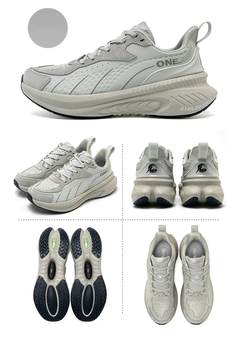 ONEMIX 2025, Winter-Training, Laufschuhe für Herren, Sportschuhe, Leder, warm, verschleißfest, weibliche Jogging-Schuhe, Wanderschuhe