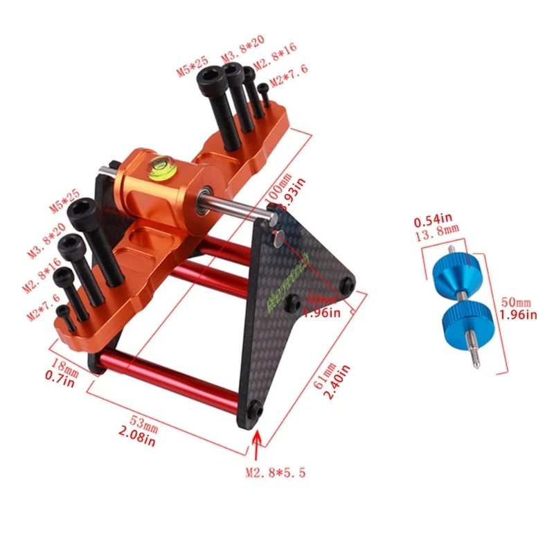 Carbon Struktur Propeller Rotoren Magnetische Checkers Detektoren für Fernbedienung Hubschrauber & Quadcopter Dropship