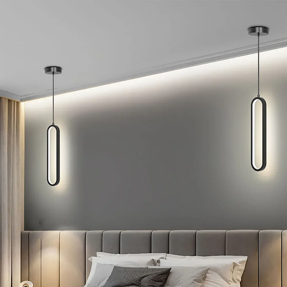 Minimalist จี้สําหรับโรงแรมบาร์ตกแต่งอลูมิเนียมจี้นอร์ดิกโคมไฟสําหรับห้องครัว Bar โคมระย้าร้านกาแฟ