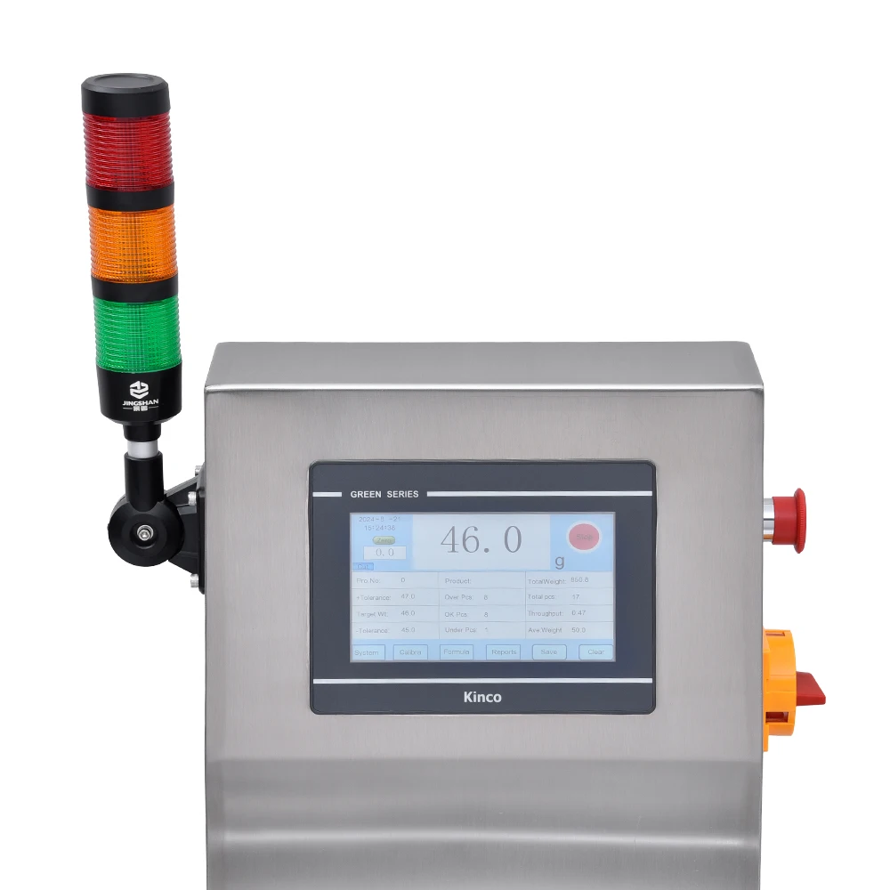 2024 Hot Sale High Speed With rejector Check Weigher Automatic Detection Of Product Weight For Food Processing Industry