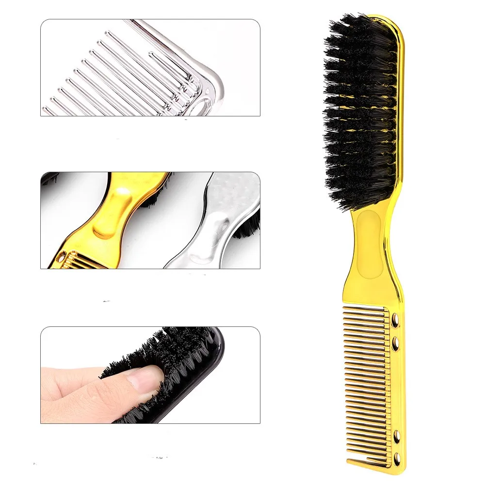 Double-sided Combs Brush Beard Styling Brushes Shave Face Beard Cleaning Brush Broken Hair Remove Combs Salon Tools Accessories
