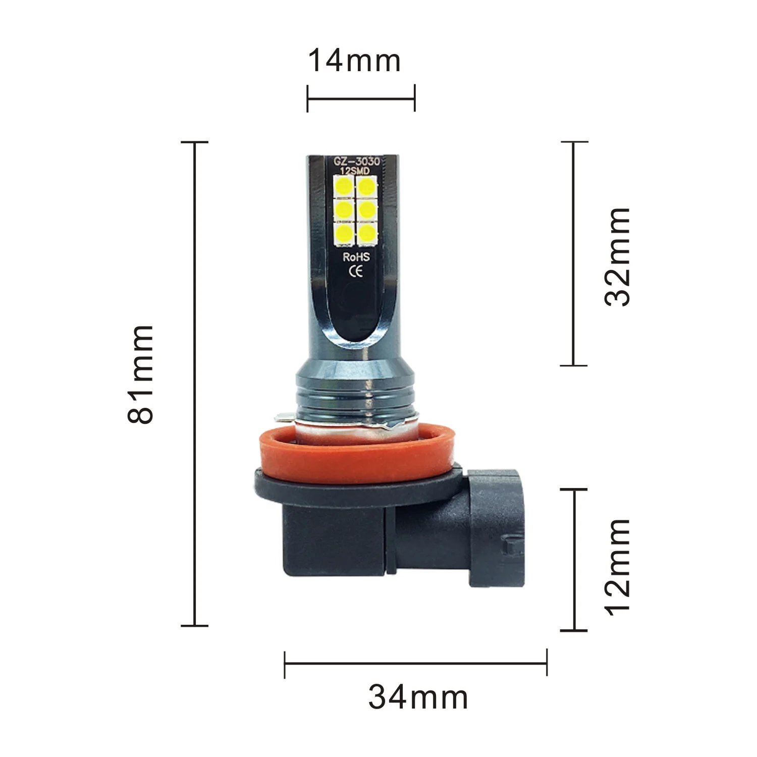 2 Chiếc H11 H8 H4 H7 H1 H16 H3 H10 9005 HB3 9006 HB4 Đèn LED Xe Hơi Ô Tô Đèn Sương Mù 6000K bóng Đèn Pha 3000K 12000K 4300K Tự Động Đèn Sương Mù