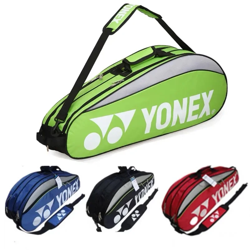 Bolsa de bádminton Original YONEX Max para 3 raquetas con compartimento para zapatos, bolsa deportiva para raqueta de volante para hombres o mujeres 9332bag