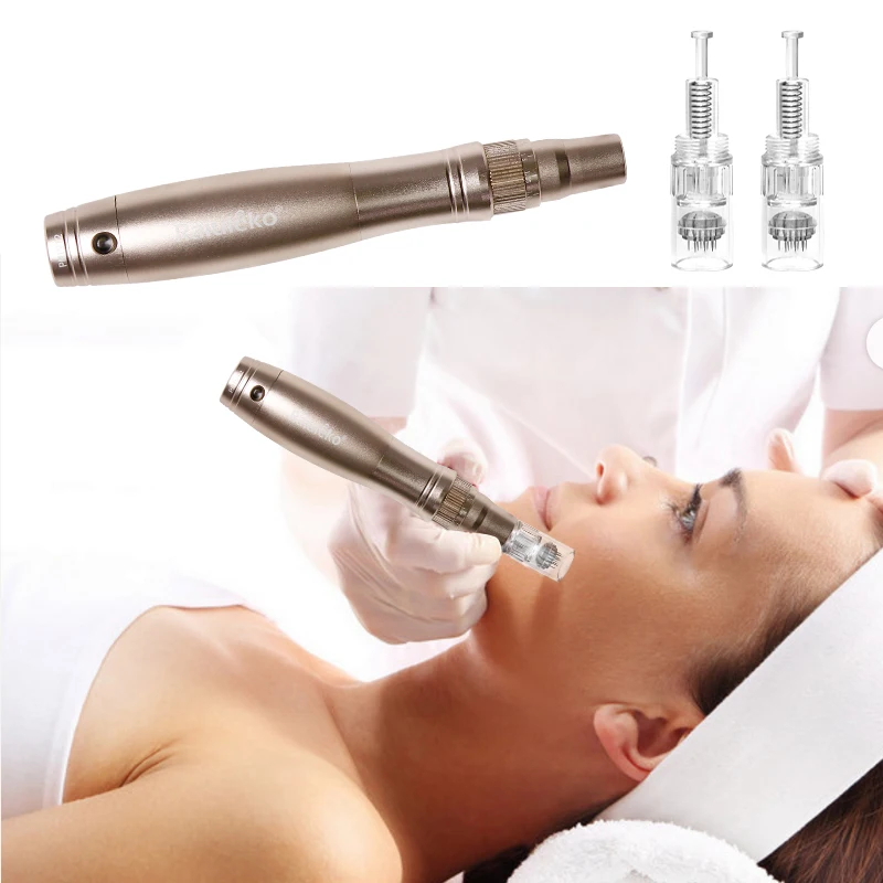 Kem Derma Cán Bút MYM Microneedling Bút Micro Vít Cổng Kim Hộp Mực BB Phát Sáng Thiết Bị Có Dây Điện Derma Dụng Cụ MTS