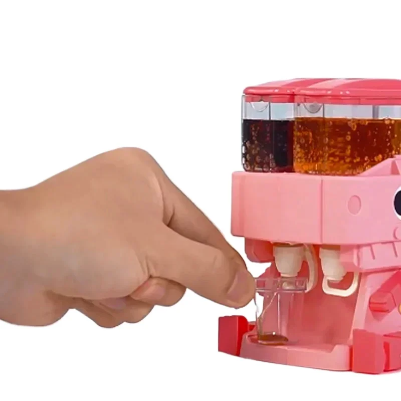 Adorabile giocattolo per dispenser d'acqua doppio a tema dinosauro per bambini, fontana per succo caldo/freddo, migliora la cucina fantastica, il tempo di gioco