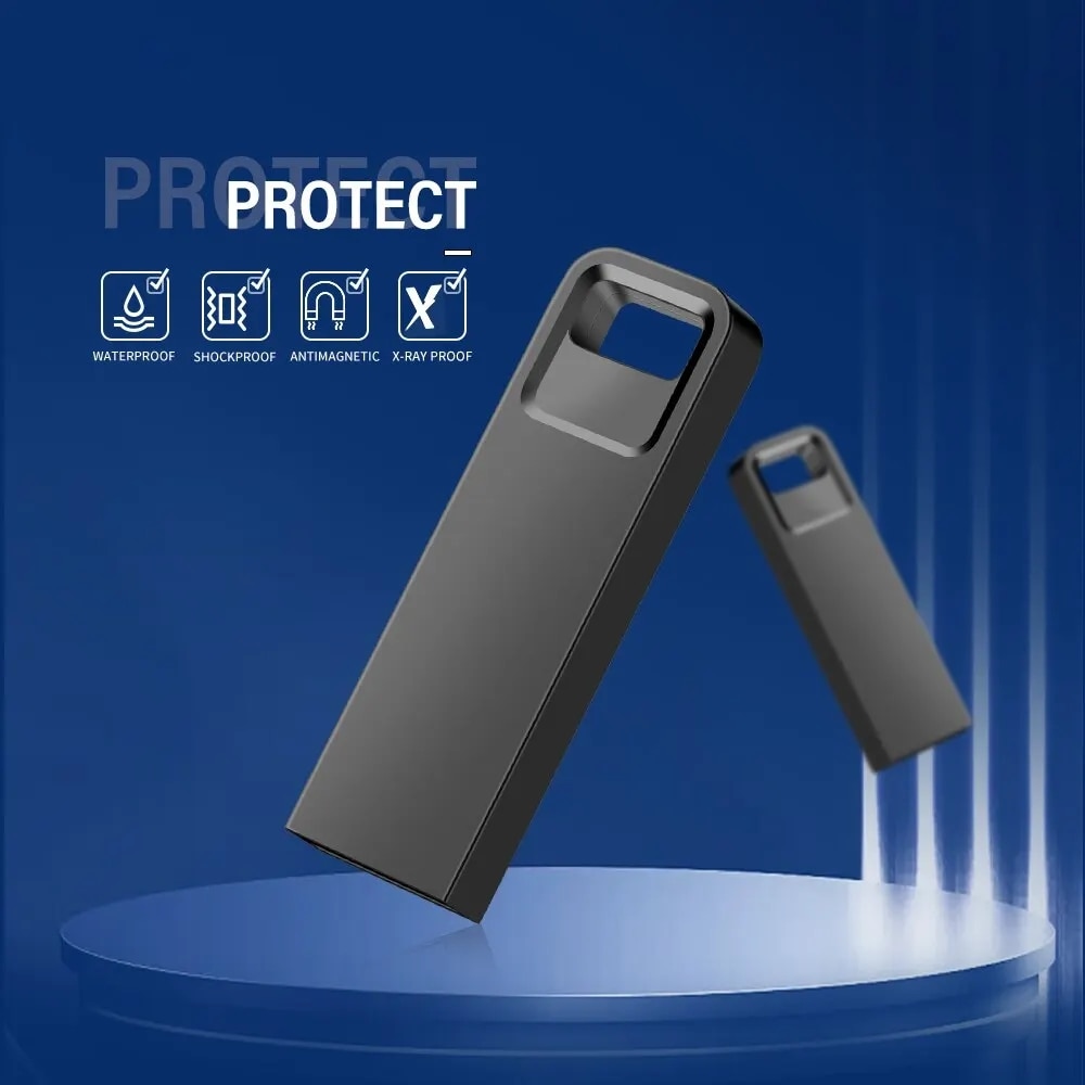 Black Metal USB-Flash-Laufwerk 64GB Hochgeschwindigkeits-Stick 32GB kreative Geschäfts geschenke Memory Stick wasserdicht Pen drive u Disk