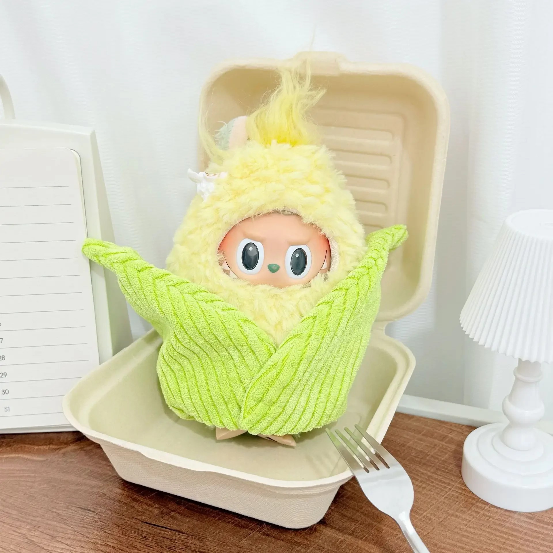 Urocze ubranka dla lalek mlecznych Labubu, ręcznie robione ubrania dla lalek 17 cm, akcesoria do przebierania Labubu V1 V3