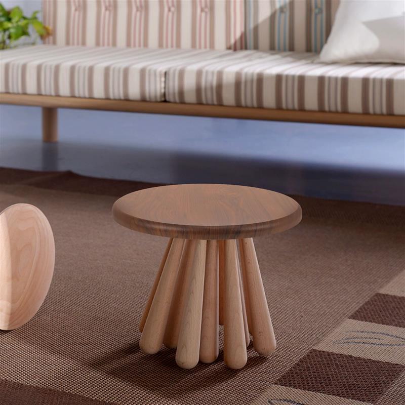 Tabouret rond en bois massif, chaises de Bar de remplacement, partie de siège en bois, accessoires de couverture de siège pour barre de coussin de siège ronde