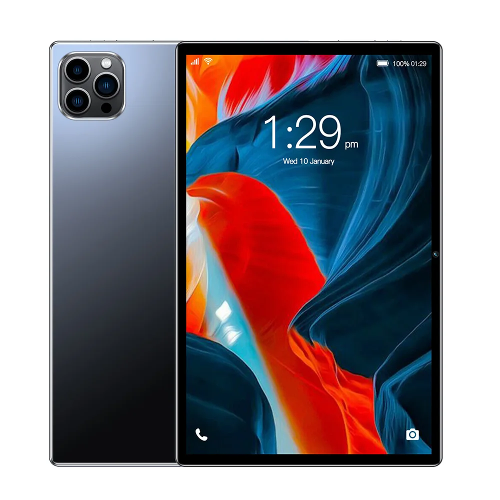 Android 10,1-дюймовый планшетный ПК Google Play Octa Core Двойные камеры Двойная SIM-карта 3G Телефонные вызовы Планшеты Bluetooth Wi-Fi 4 ГБ + 64 ГБ ПЗУ