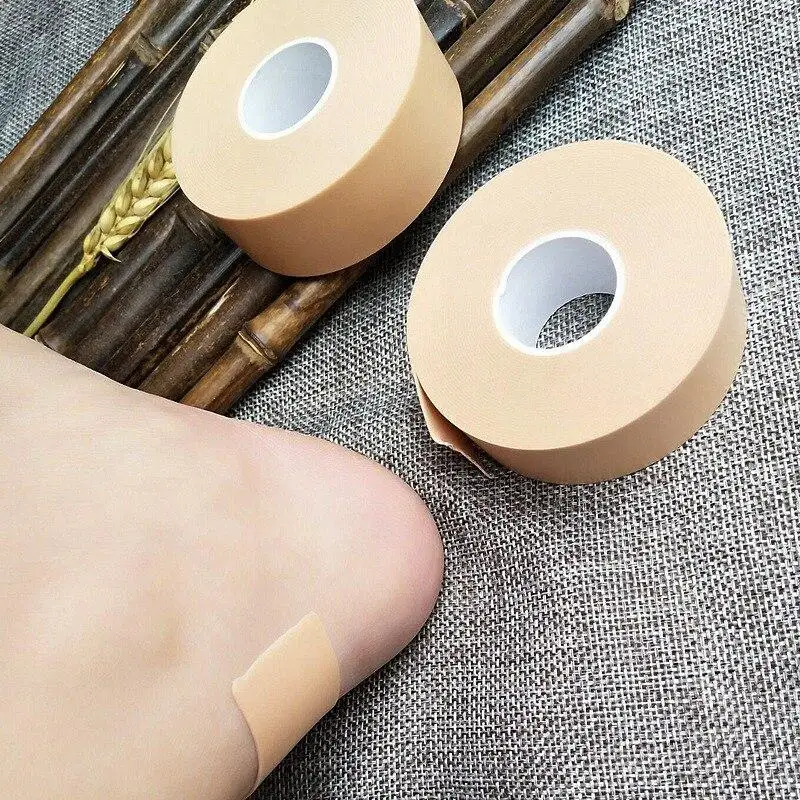 1 Roll 2.5cm*4.5m Bandage Rubber Plaster Tape Self-adhesive Waterproof Heel Sticker Foot Pad