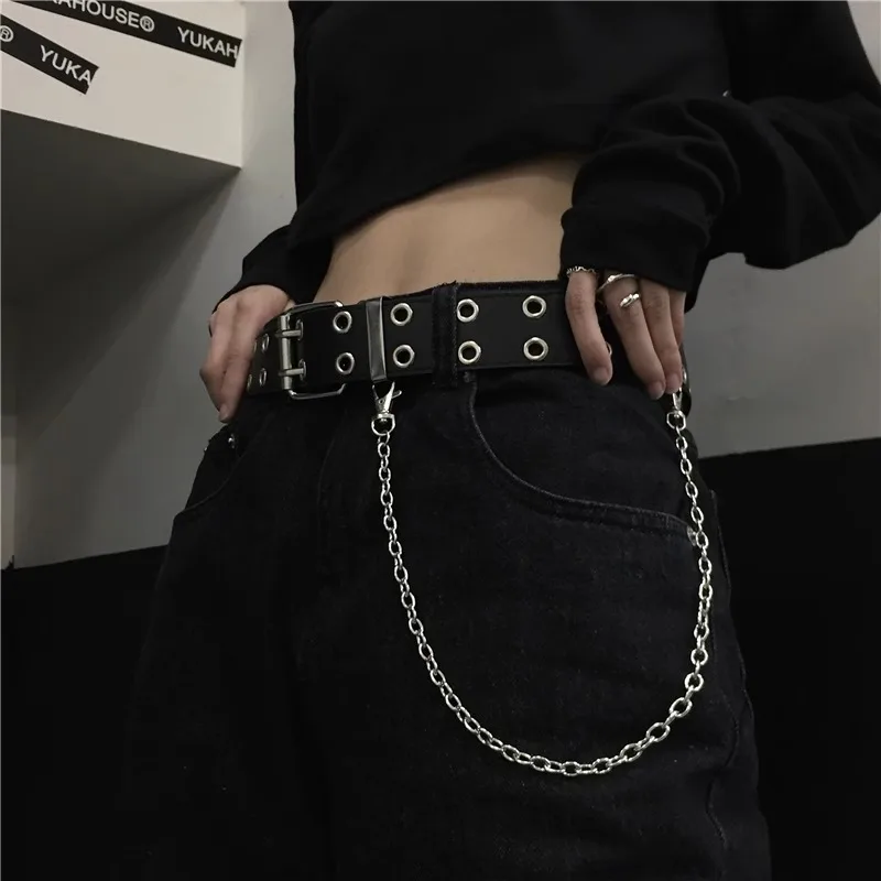 Mode Legering Vrouwen Riemen Ketting Luxe voor Echt Leer Nieuwe Stijl Pin Gesp Jeans Decoratieve Dames Retro Decoratieve Punk