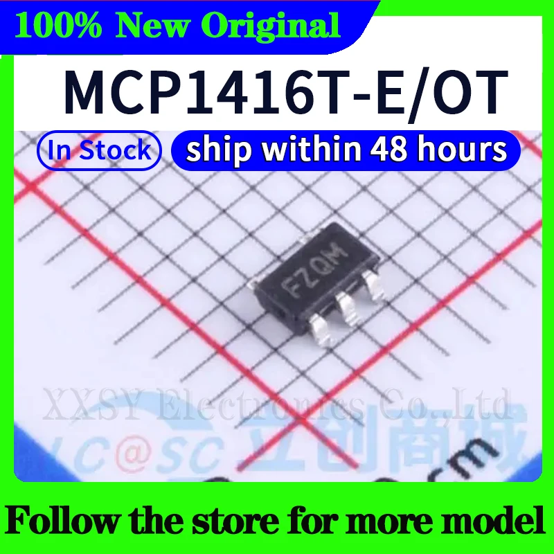 MCP1416T-E/OT MCP73831T-2ATI MCP6041T-I/OT MCP6001T-I/OT MCP606T-I/OT En stock Envío 48 horas
