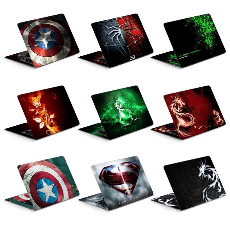 Pegatina Universal para pieles de ordenador portátil, piel impermeable de vinilo de 13,3 "14" 15,6 "17,3" para Macbook/Lenovo/Mis/Hp/Acer, calcomanía decorativa, evaluación