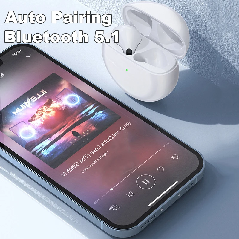 Handsfree fone de ouvido pods pro6 fone fones de ouvido bluetooth para presentes de natal sem fio com microfone para todos os smartphones