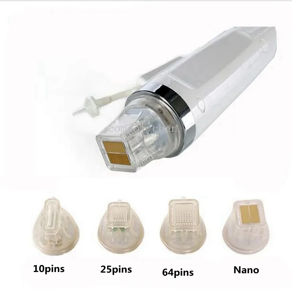 Disposable RF Microneedling Cartridge Gold Plated 10/25/64 Pins Nano for Micro Needle RF Machine Consumables