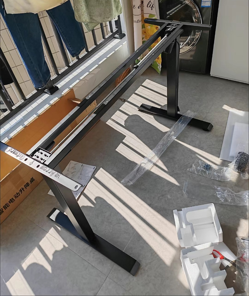 5 年保証 DIY シングルモータースマート電動リフトテーブル脚昇降可能なデスクスタンド三脚昇降高さ調節可能なテーブルスタンド