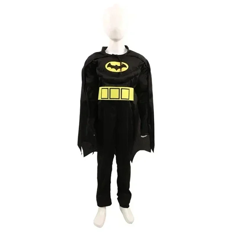 Batboy Bat Man Black Smile Hero Cosplay Costume Tenues, Bat Man Bam Comic Tim Masade Evening