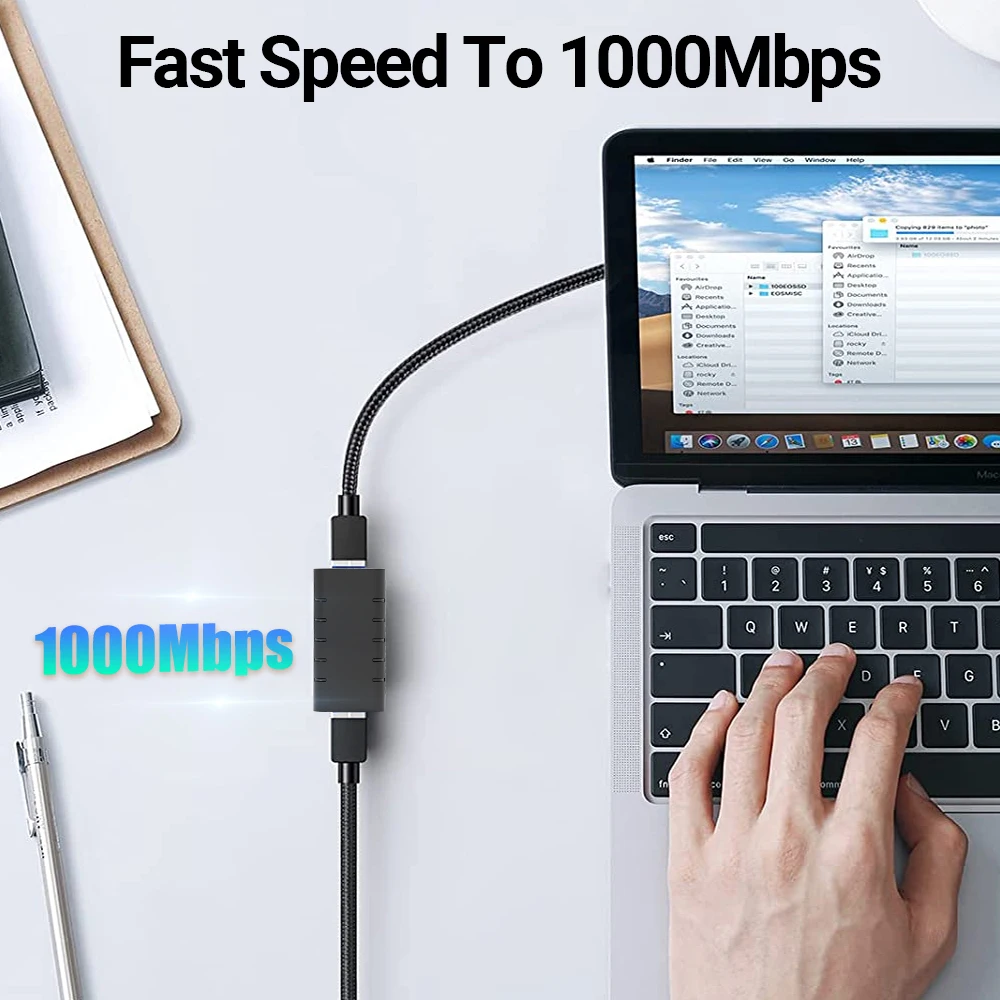Hoolnx Lan Extender RJ45 соединитель молниезащита Cat7 Cat6 Cat5e 1 Гбит/с Ethernet-кабель удлинитель адаптер «мама-мама»