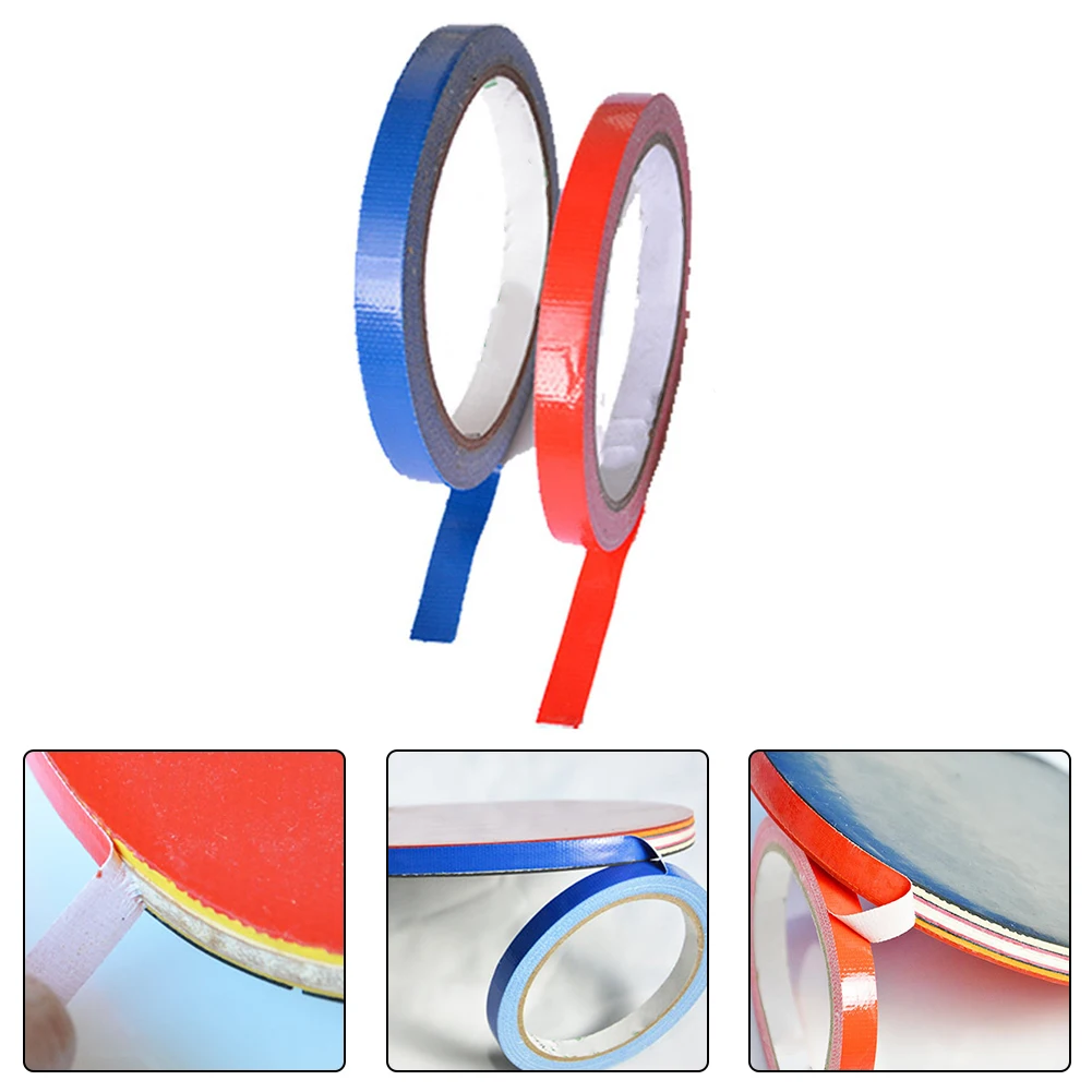 Raqueta de tenis de mesa de 10m x 10mm, protección lateral, tira protectora de borde de esponja, cinta protectora anticolisión para murciélago de Ping Pong