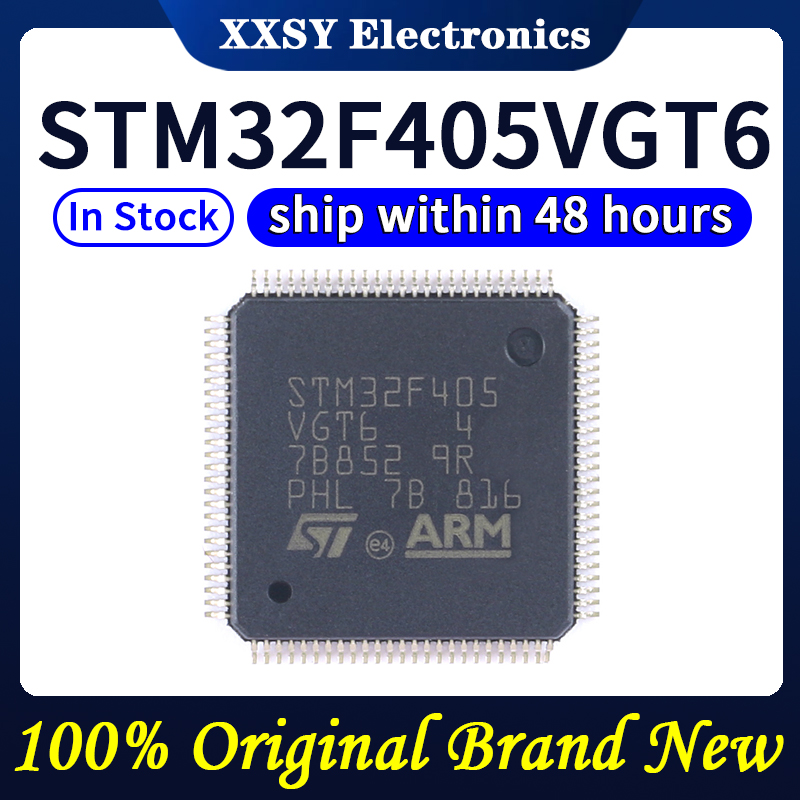 STM32F405RGT6 STM32F405VGT6 STM32F405ZGT6 Alta qualidade 100% Original Novo
