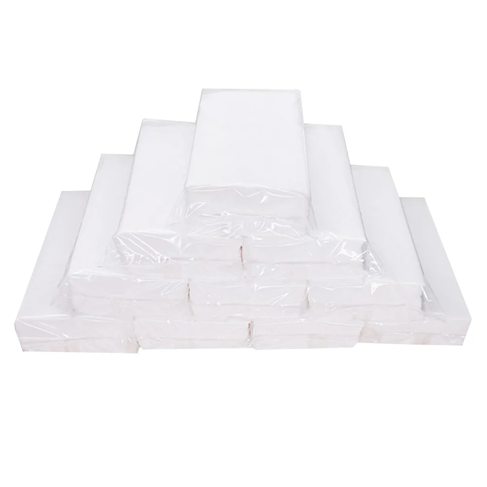 10 confezioni di tovaglioli in tessuto sfuso fazzoletti di carta usa e getta lotti tovaglioli tovagliolo per hotel tovagliolo KTV tovagliolo per ristorante (bianco 90
