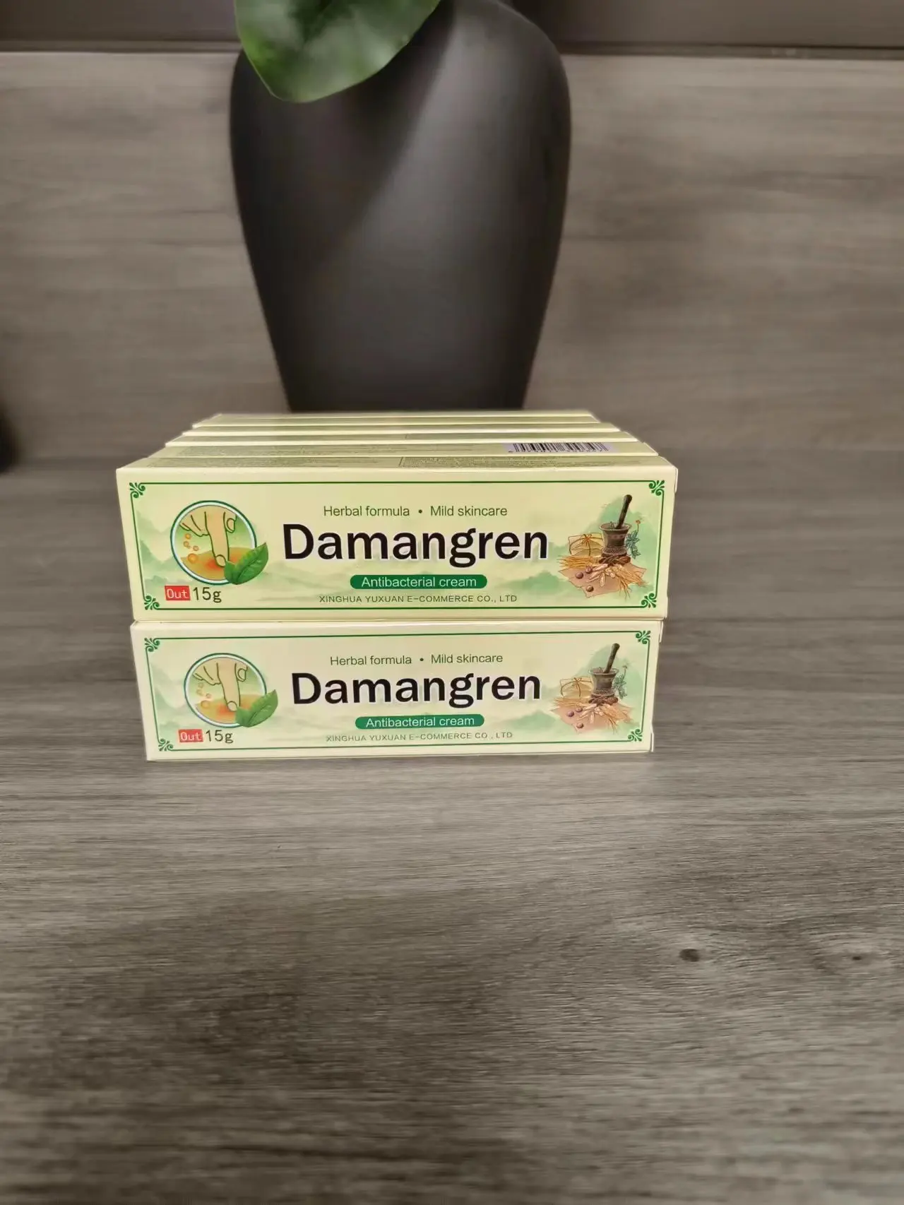 Crema para Psoriasis damangren rosa, ungüento para Eczema, Dermatitis, potente, con caja, 1 piezas, 100% Original