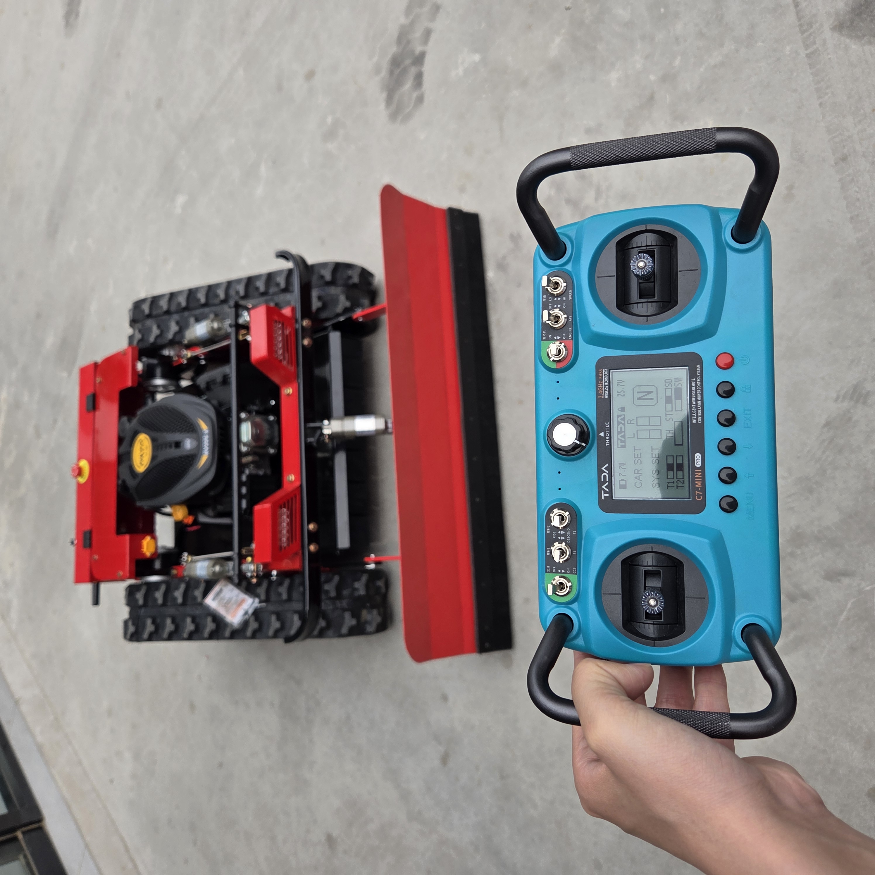 Nieuwe ervaring van slimme maaien: afstandsbediening, grasverzorging met één klik, tijdbesparende, arbeidsbesparende en efficiëntere maaier