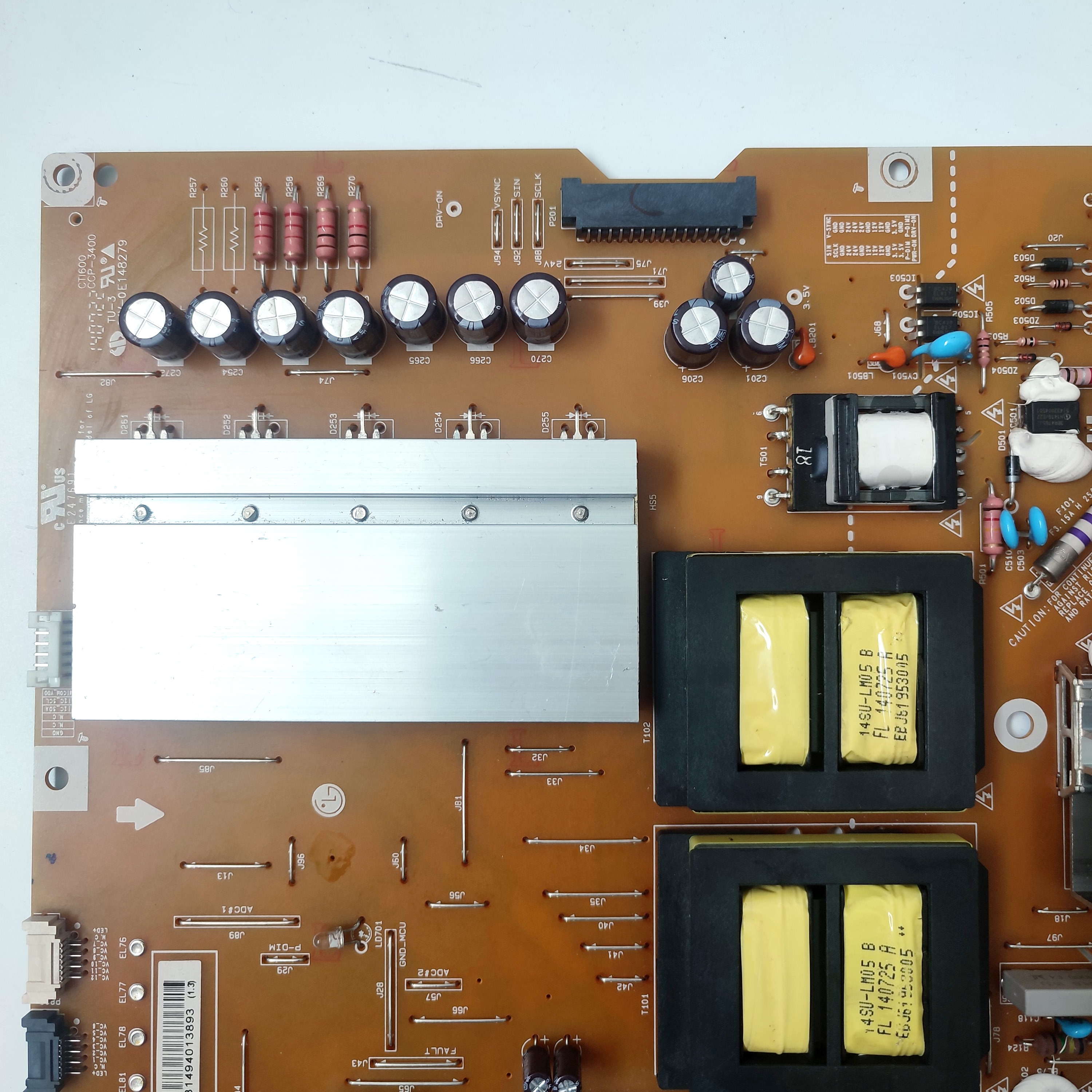 EAX65613901บอร์ดจ่ายไฟของแท้สำหรับ49UB820V 49UB850V 49UF695V 55UB820V 55UB830V 55UF695V EAY63149401 55UB950V