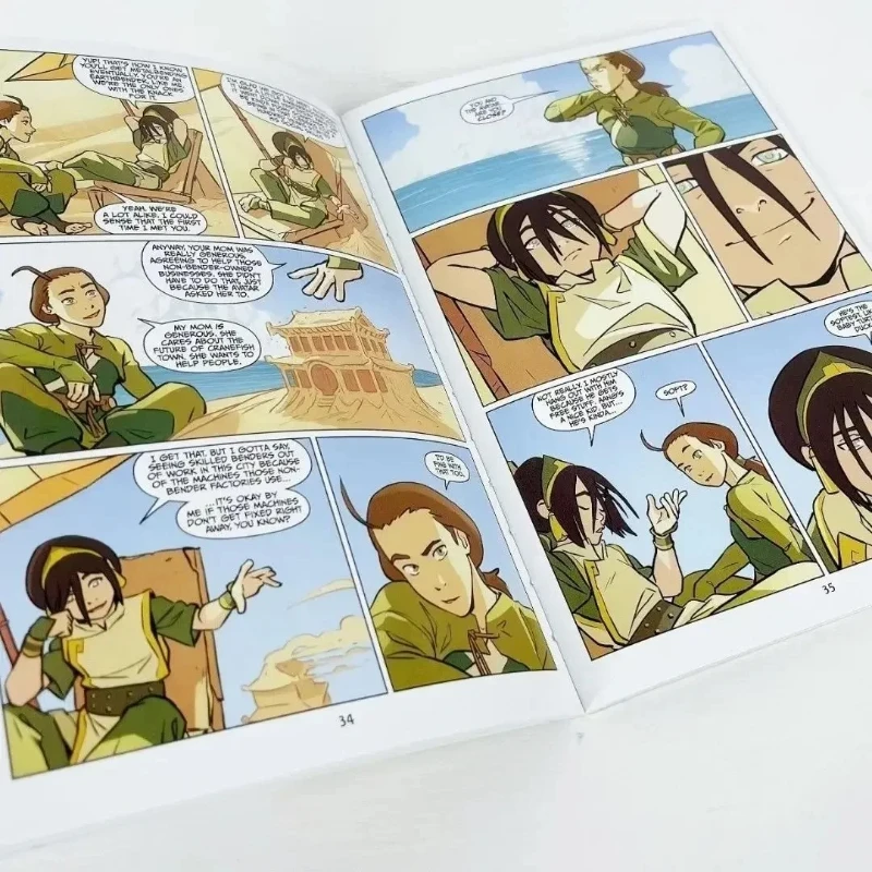 英語のアバター最後のエアベンダーの絵本、シーズン1 2、アメリカのコミック、アクションコメディー、ファンタジー、18冊の本