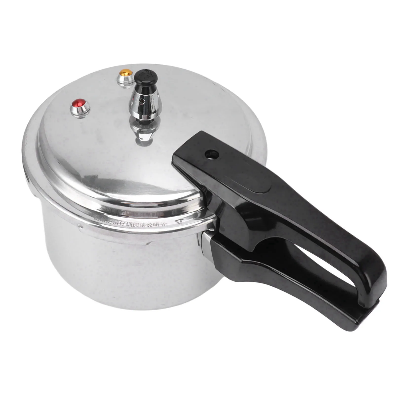 Pentola a pressione in lega di alluminio da 3 litri, fondo 18 cm, mini pentola a pressione da 3 litri per fornello a gas Pentola a pressione in lega di alluminio da 3 litri