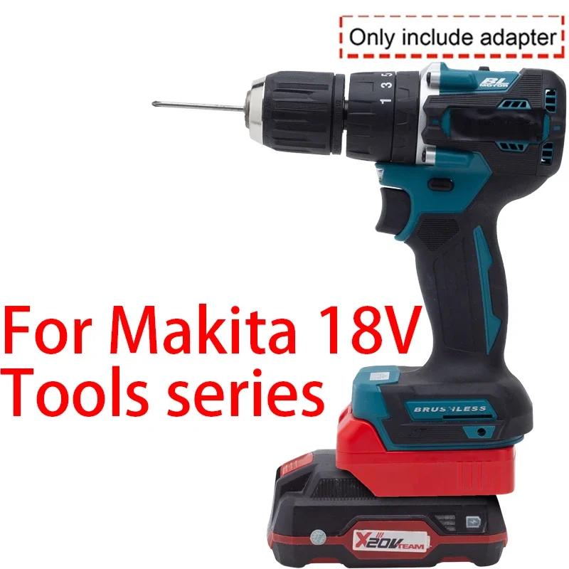 Adapter for Makita 18V Li-ion tools to converts to Lidl Parkside X20V Li-ion battery adapter power tool accessories BL1850B
