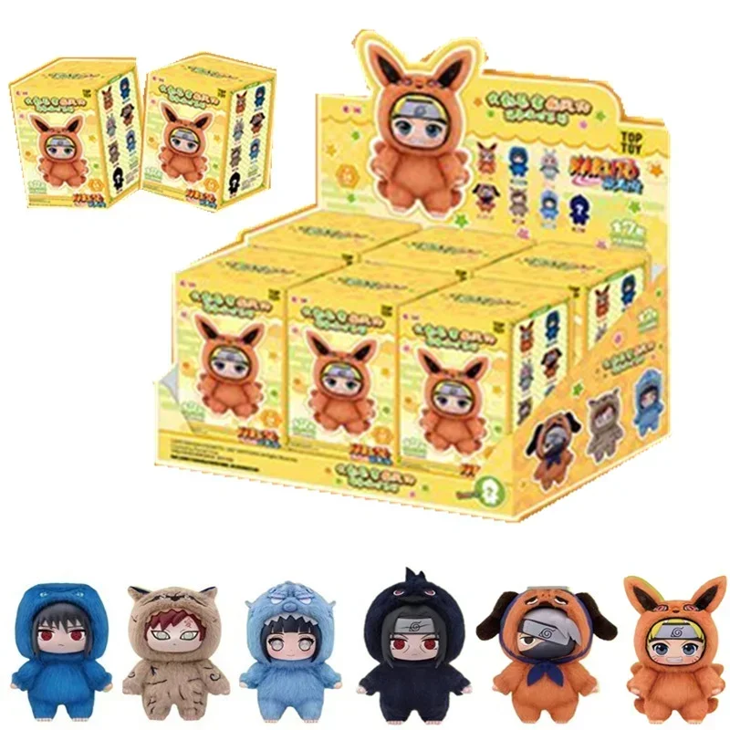 Em estoque 2025 nova caixa cega naruto barco festa série artesanal boneca de pelúcia brinquedos decorações brinquedo série chaveiro presente natal quente