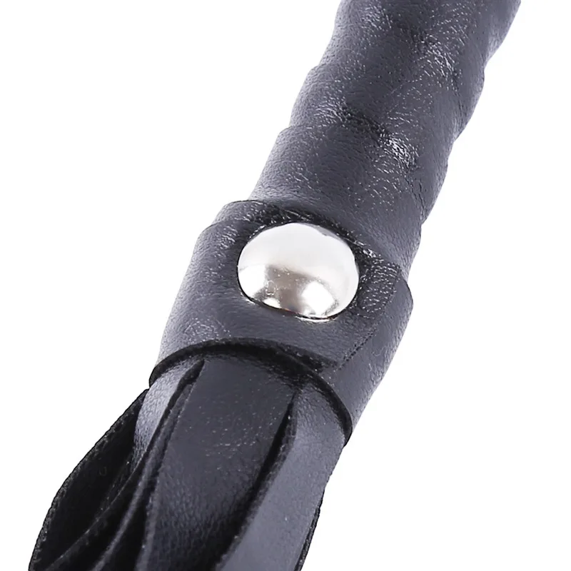 PU Leder Zuhälter Peitsche Racing Reiten Crop Party Flogger Handschellen Königin Schwarz Reiten Peitsche Ausrüstung