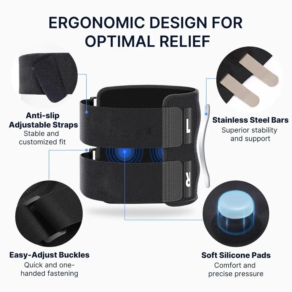 Sciatica Pain Relief Devices Adjustable Sciatica Pain Relief Brace Sciatic Nerve Brace Dual Pressure Pads Targeted Compression