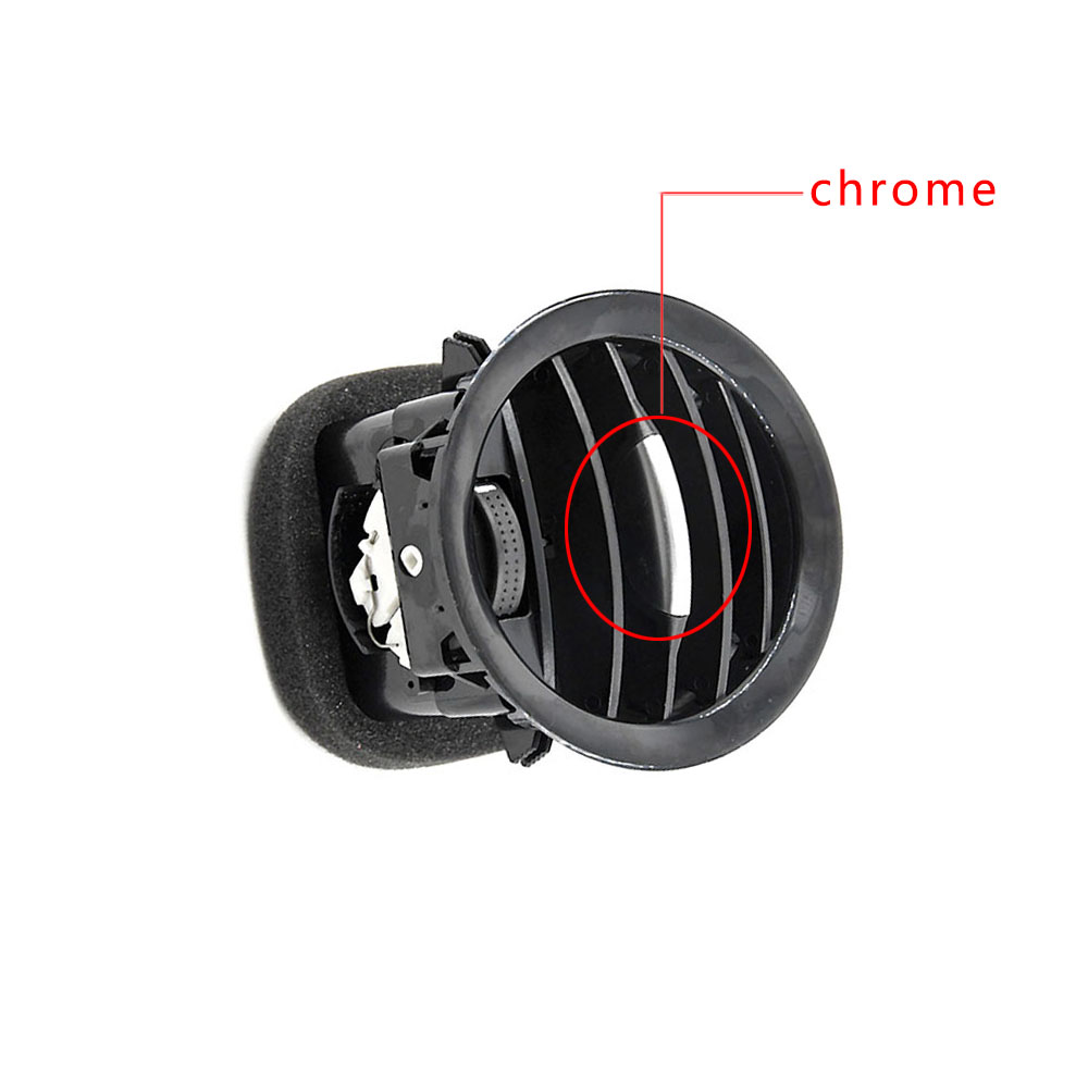 クローム/ブラック A/C エアベントカバーアウトレットグリルはオペル ADAM CORSA D MK3 Vauxhall に適合 13417363 2201099