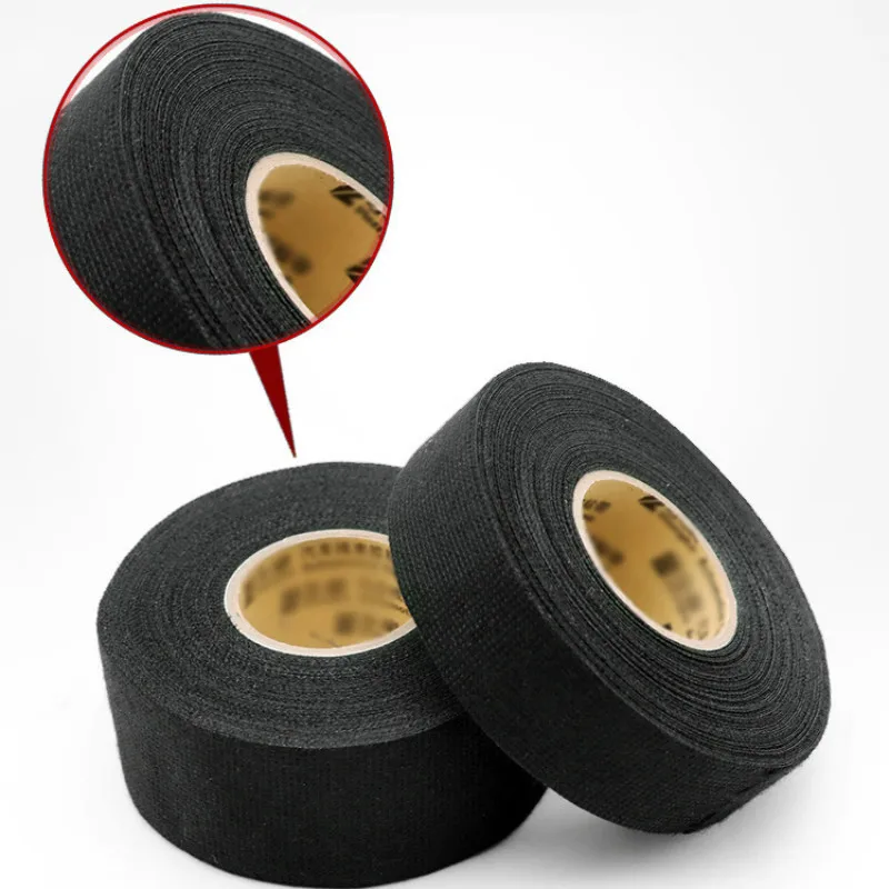 15 Meter hitzebeständiges, flammhemmendes Klebeband, selbstklebendes Gewebeband für Auto-Kabelbaum, Kabelbaum, Schutz, Breite 9/19/25 mm