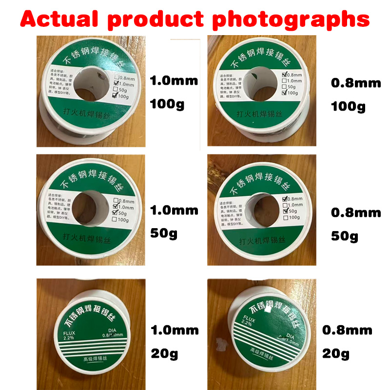 0.8mm 1.0mm 20g 50g 100g Soldering Tin Wire Tin Melt Rosin Core Solder Soldering Wire Roll No-clean FLUX 2.0%
