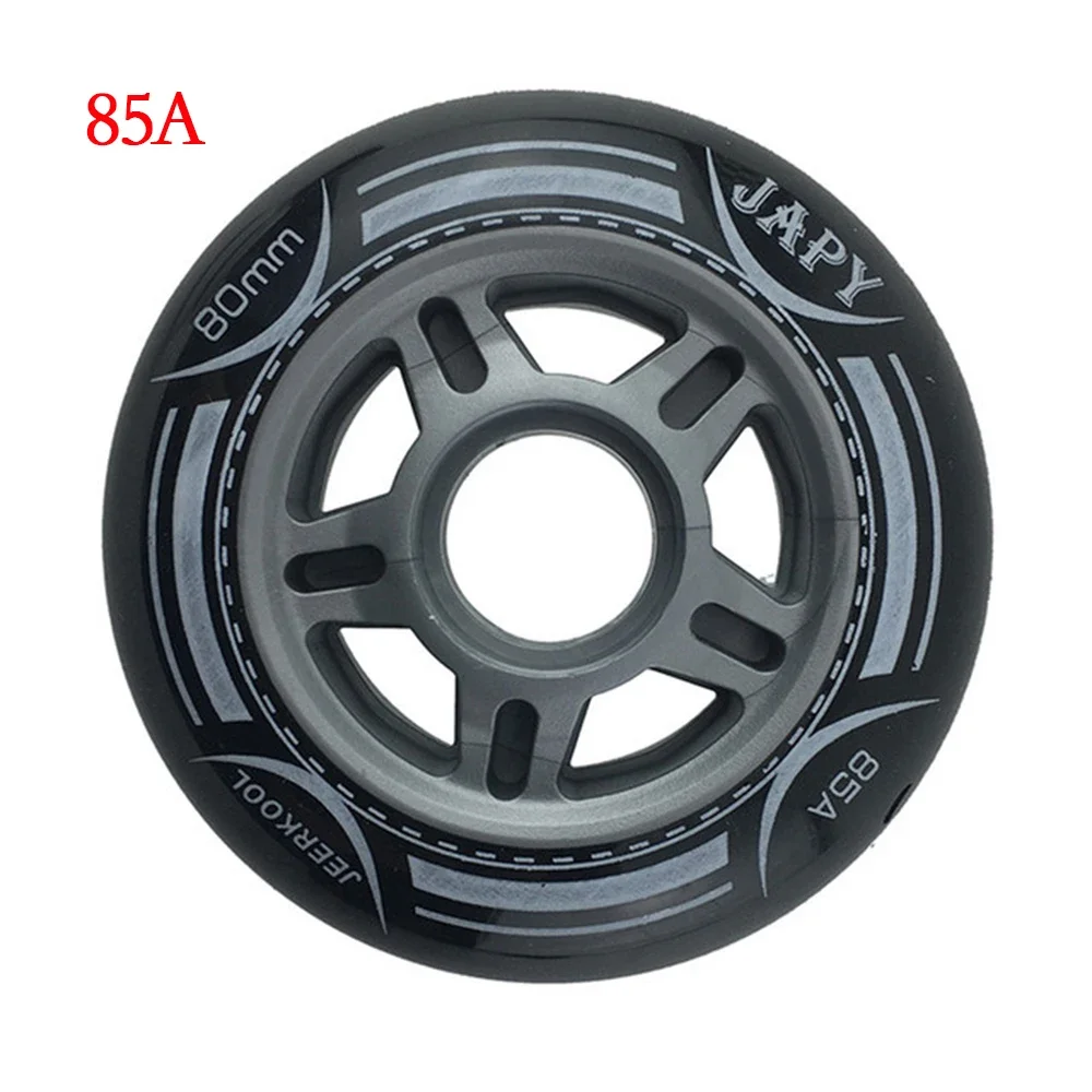 8 Stuks Japy Inline Skate Wielen 85a 88a 90a Hardheid 72 76 80Mm Slalom Glijdende Rolschaatsen Banden Voor Seba Powerslide Patines