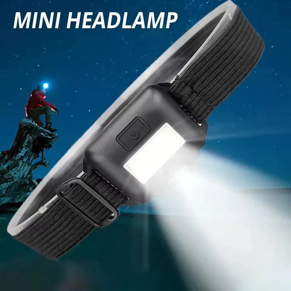 Rechargeable Flashlight Cap Light Rechargeable Led Headlamp Super Powerful Flashlights High Power Flashlight Hiking Lamp Battery
