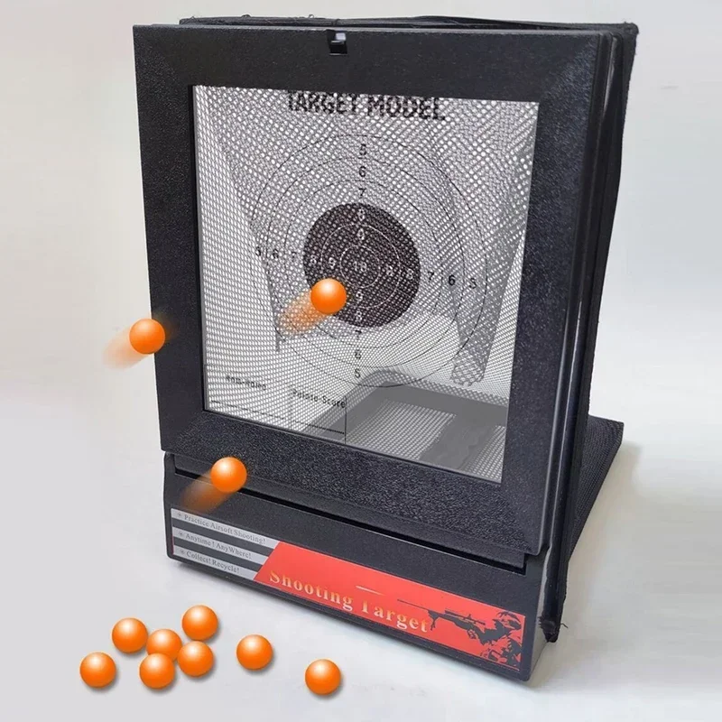 Caja de objetivo, tela de red de tiro, objetivo de Metal para adultos, práctica de papel, colección de tirachinas, caja de tirachinas, objetivo de reciclaje CSGO